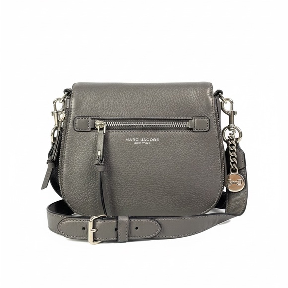 Marc Jacobs Handbags - Marc Jacobs Charcoal Leather Crossbody Bag